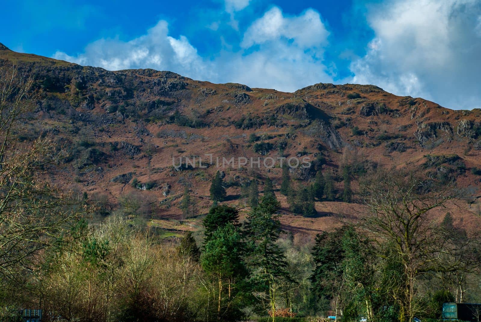 Beautiful mountains in the area Lake District. UK