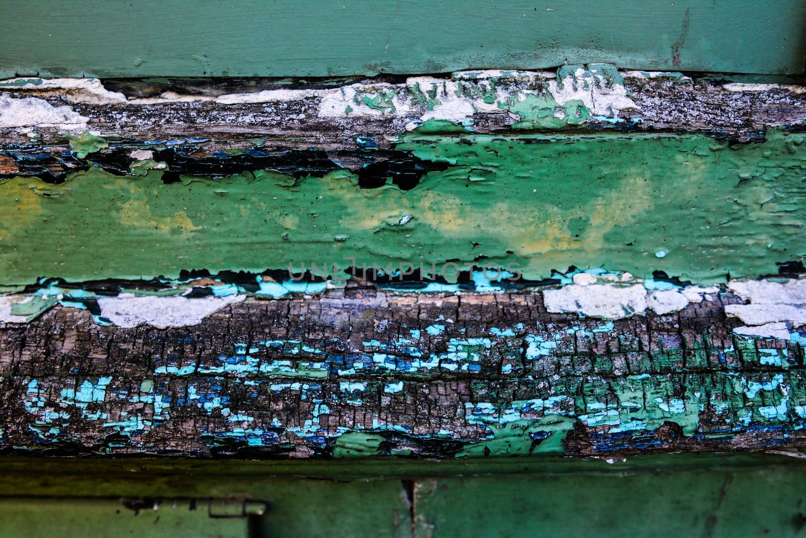 wood shabby texture background colorful green blue