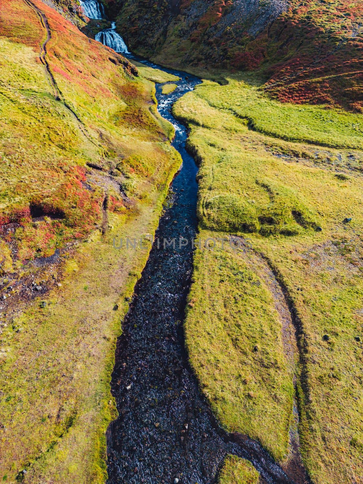 Beautiful autumn scenery. Colorful morning view of popular tourast destination in Iceland. Stunning autumn sunrise on Snaefellsnes peninsula, Iceland, Europe. . High quality photo