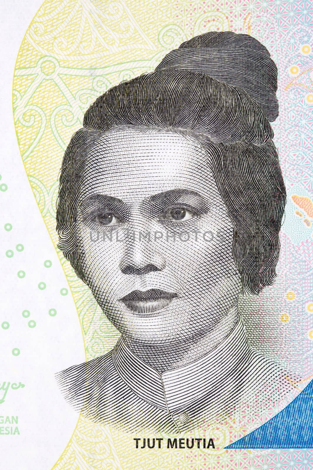 Tjut Meutia a portrait from Indonesian money by johan10