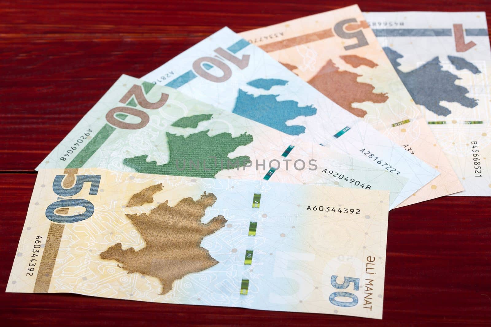 Azerbaijani money - Manat - new series of banknotes	