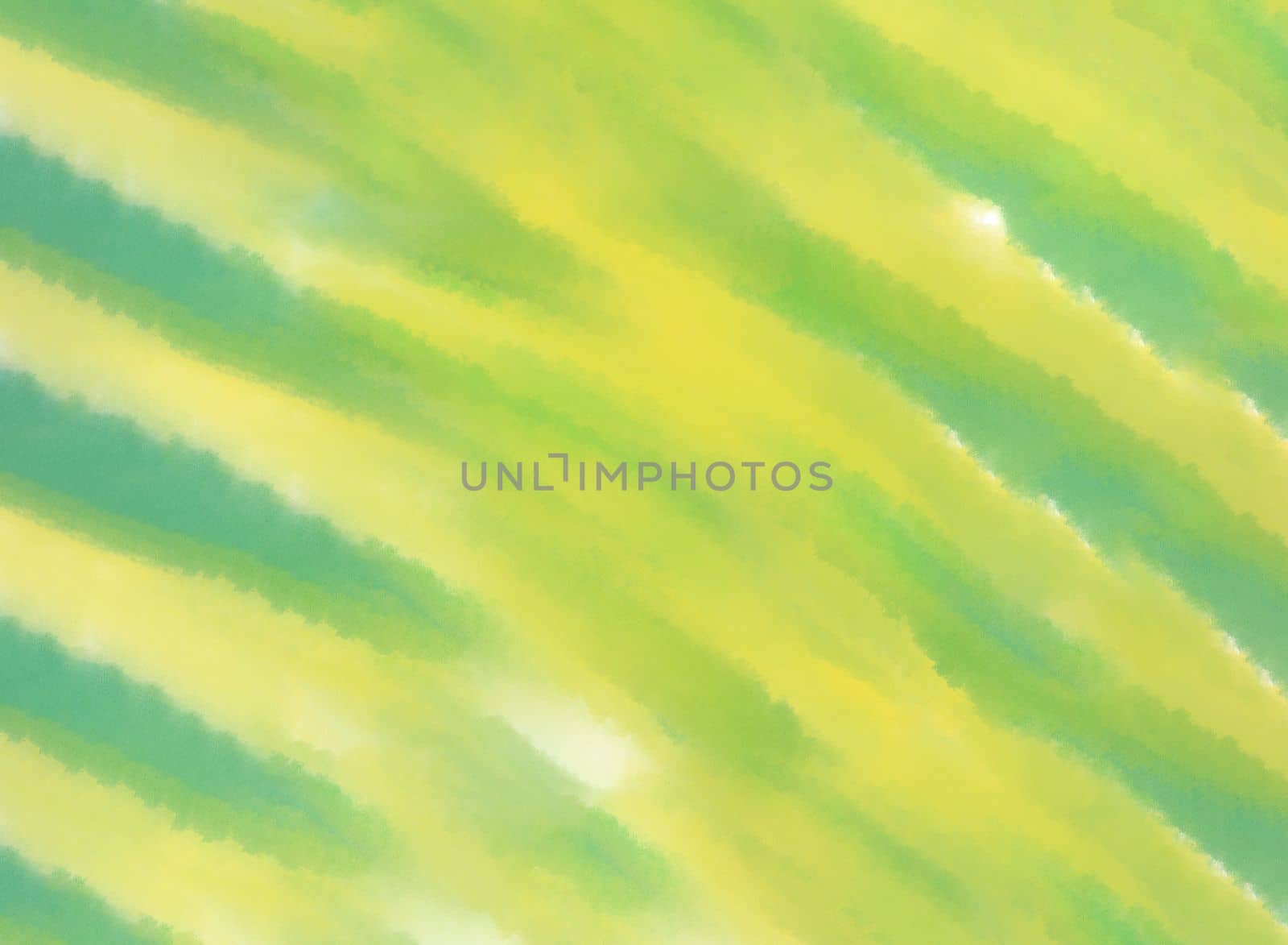 Abstract watercolor background. Contemporary art. Green and yellow spots on textured paper. Overlay with watercolor. Card, template.