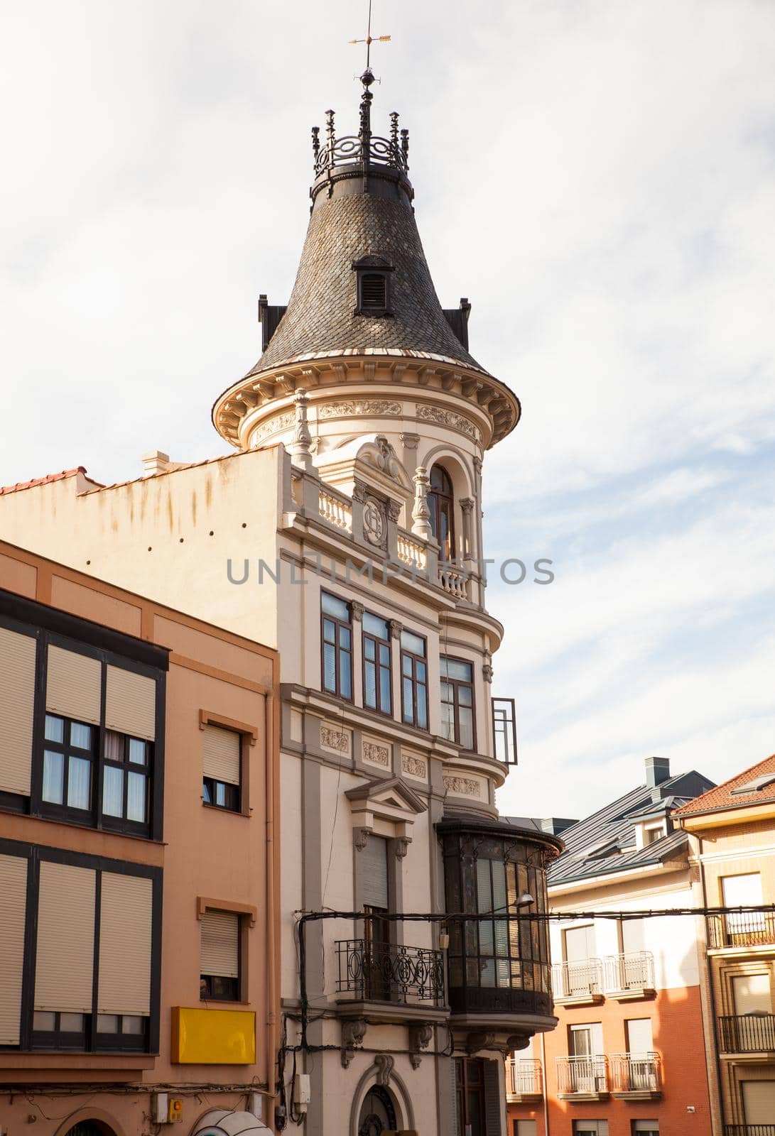 Belltower of a Church, Astorga by bepsimage