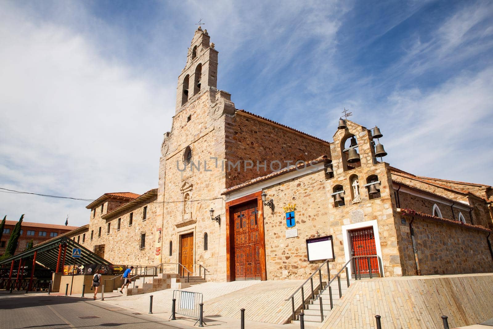 ASTORGA, SPAIN - AUGUST, 03: View of the San Francesco Church on August 03, 2016