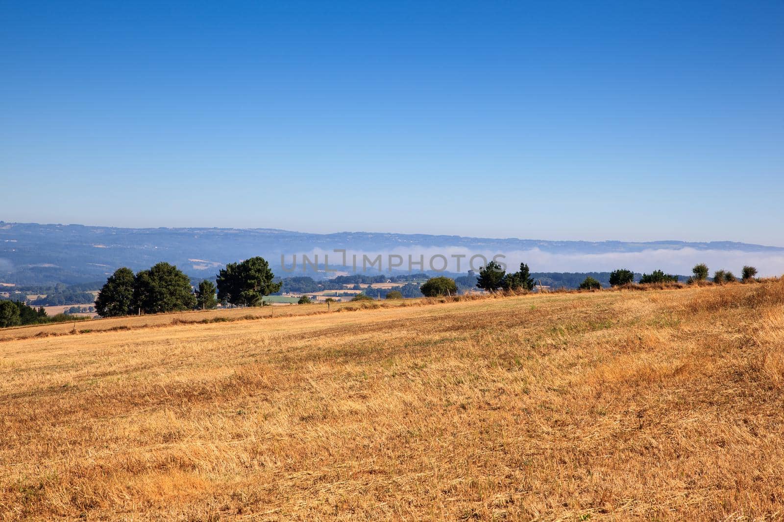 Countryside near the town of Portomarin, Spain