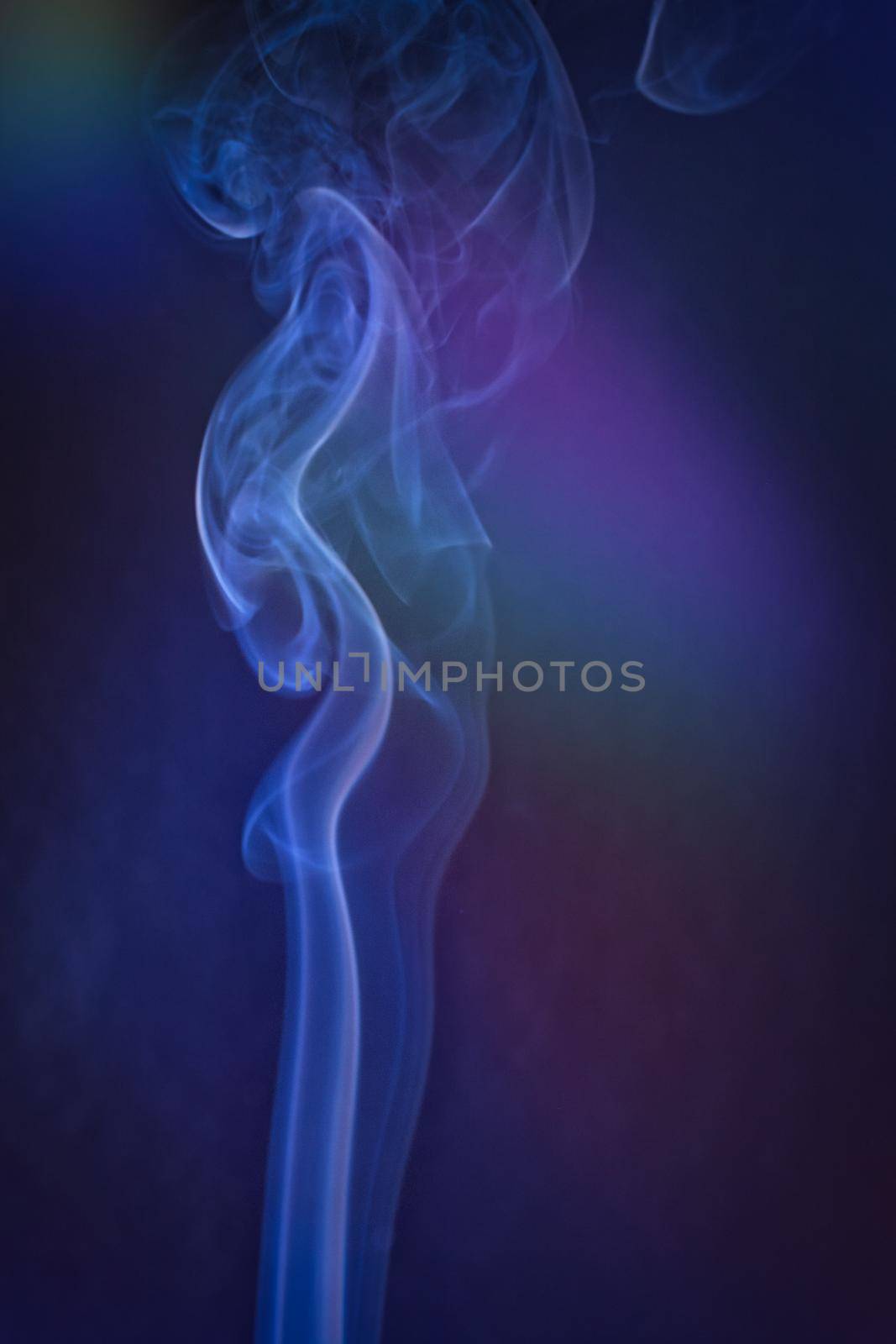 Smoky clouds on blue and black background by Bullysoft