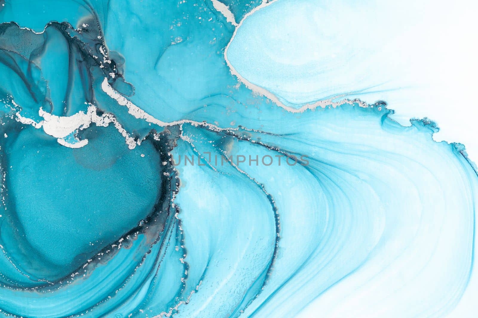 Marble ink abstract art from meticulous original painting abstract background . Painting was painted on high quality paper texture to create smooth marble background pattern of ombre alcohol ink .