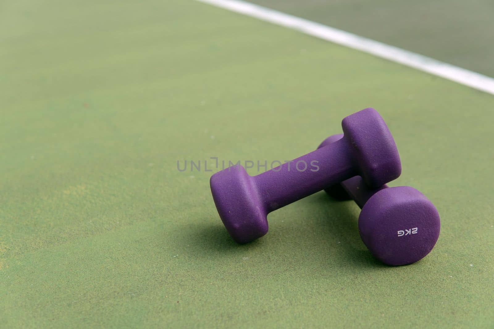 close-up. dumbbells. bali