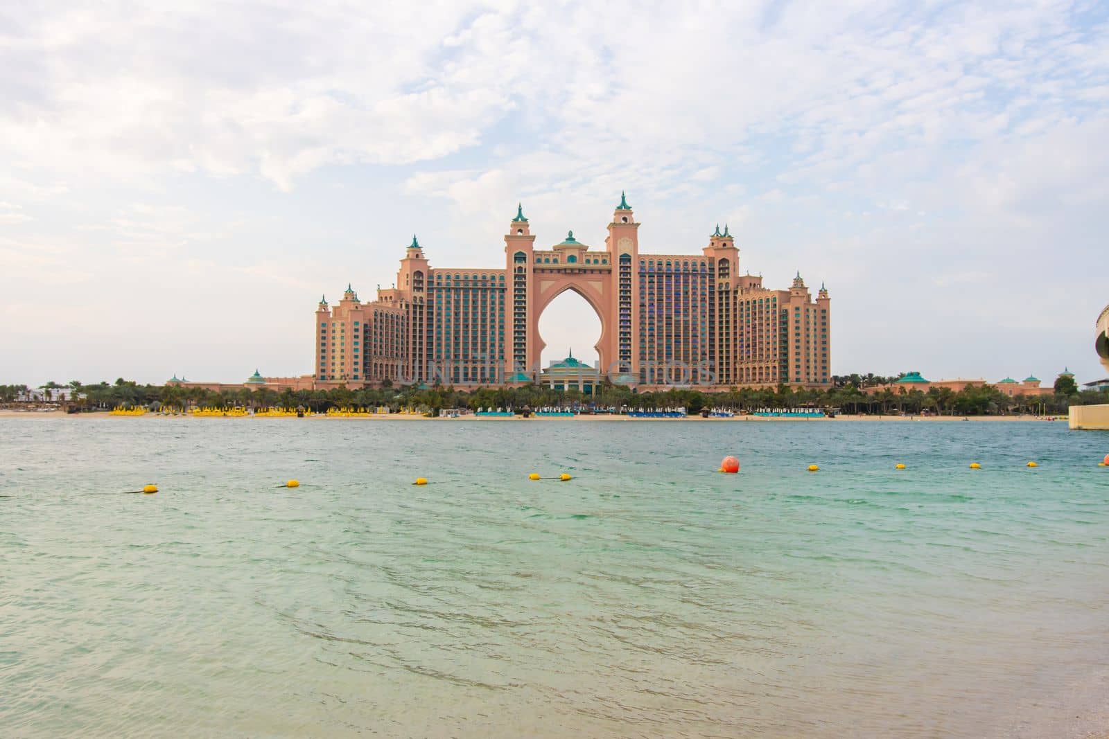 Luxurious Atlantis hotel in Dubai.