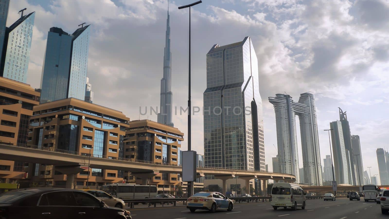 Drive along Sheikh Zayed Road in Dubai
