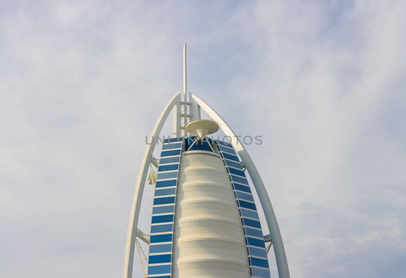 Burj al arab hotel in Dubai during the day