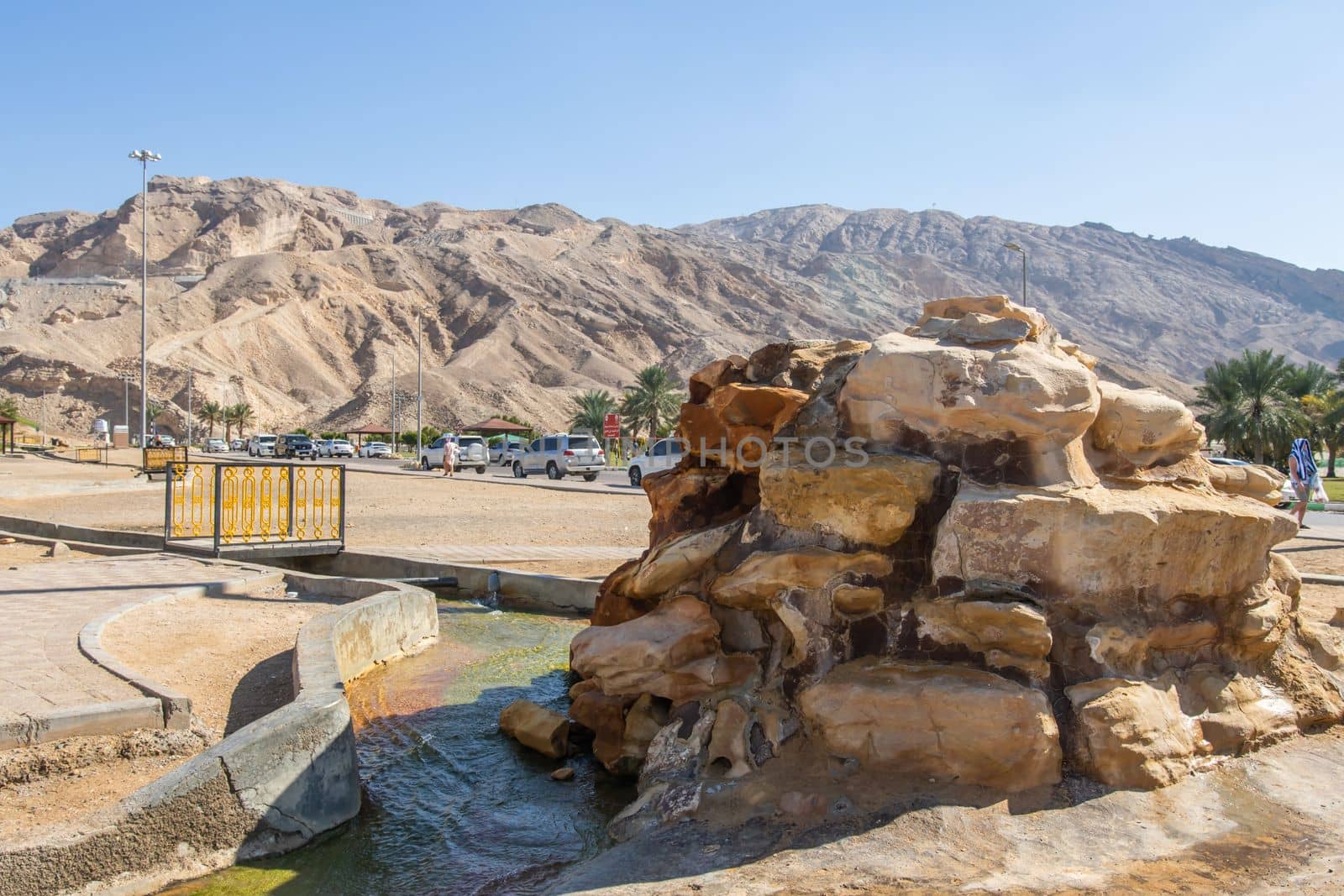 Hot springs in the Arab Emirates near Ain Al
