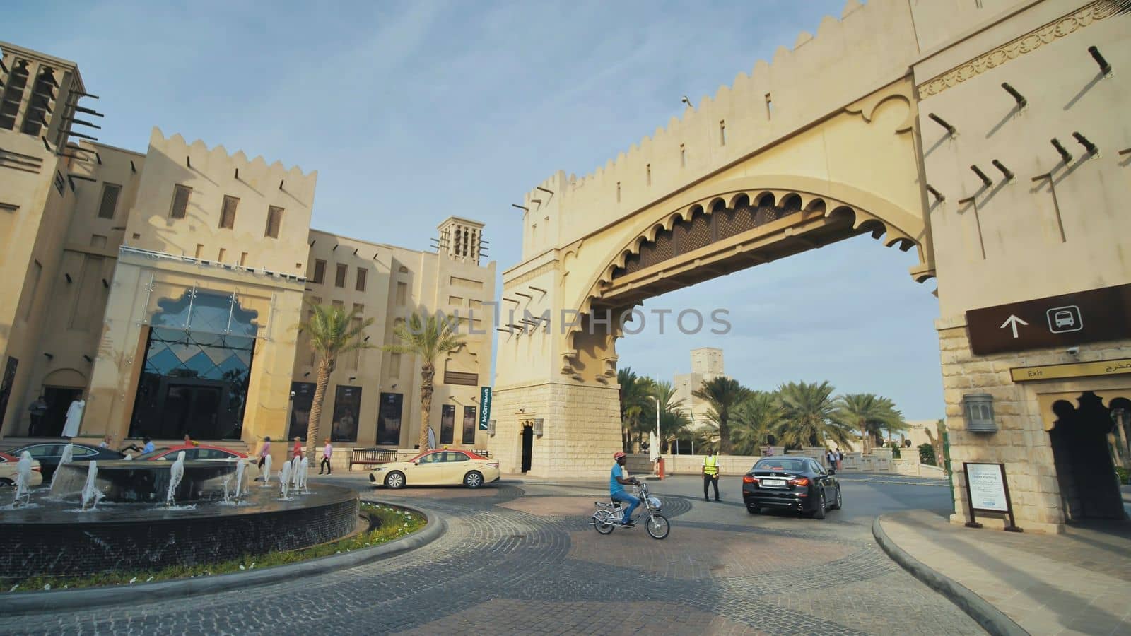Souk Madinat Jumeirah with tourists