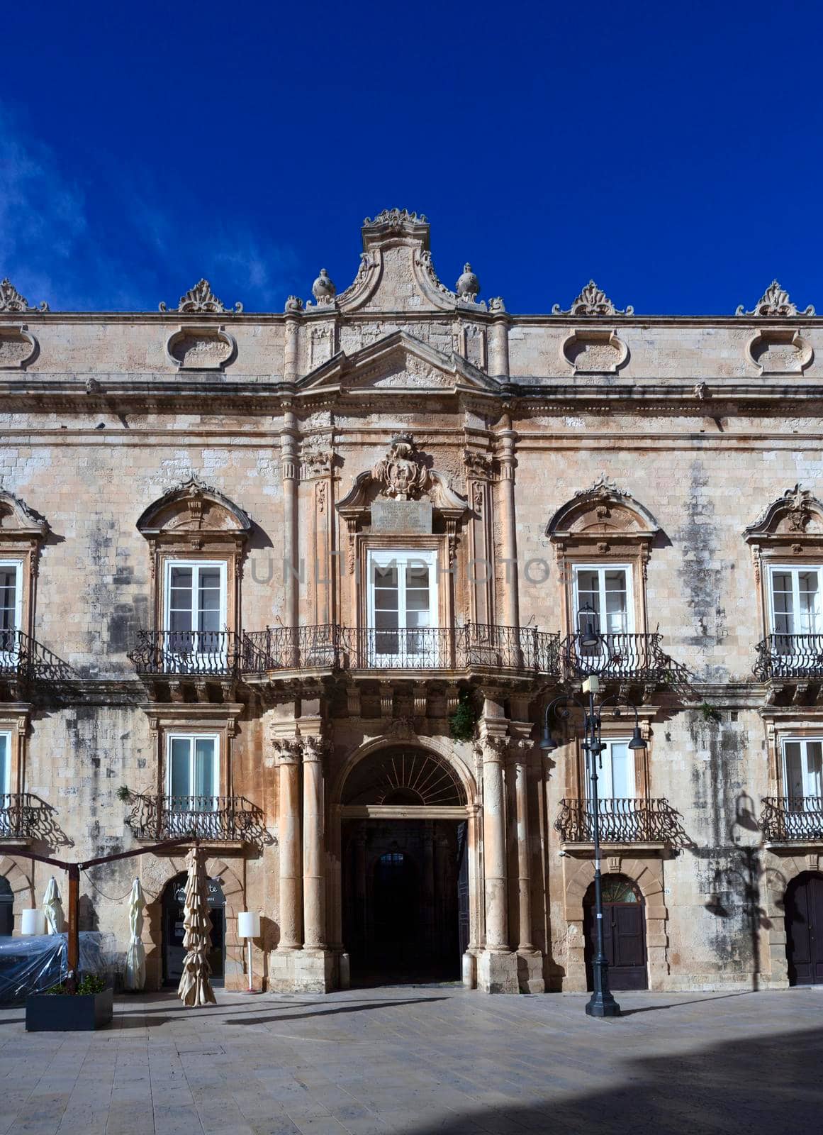 View of the Beneventano del Bosco Palace in Ortigia, Syracuse