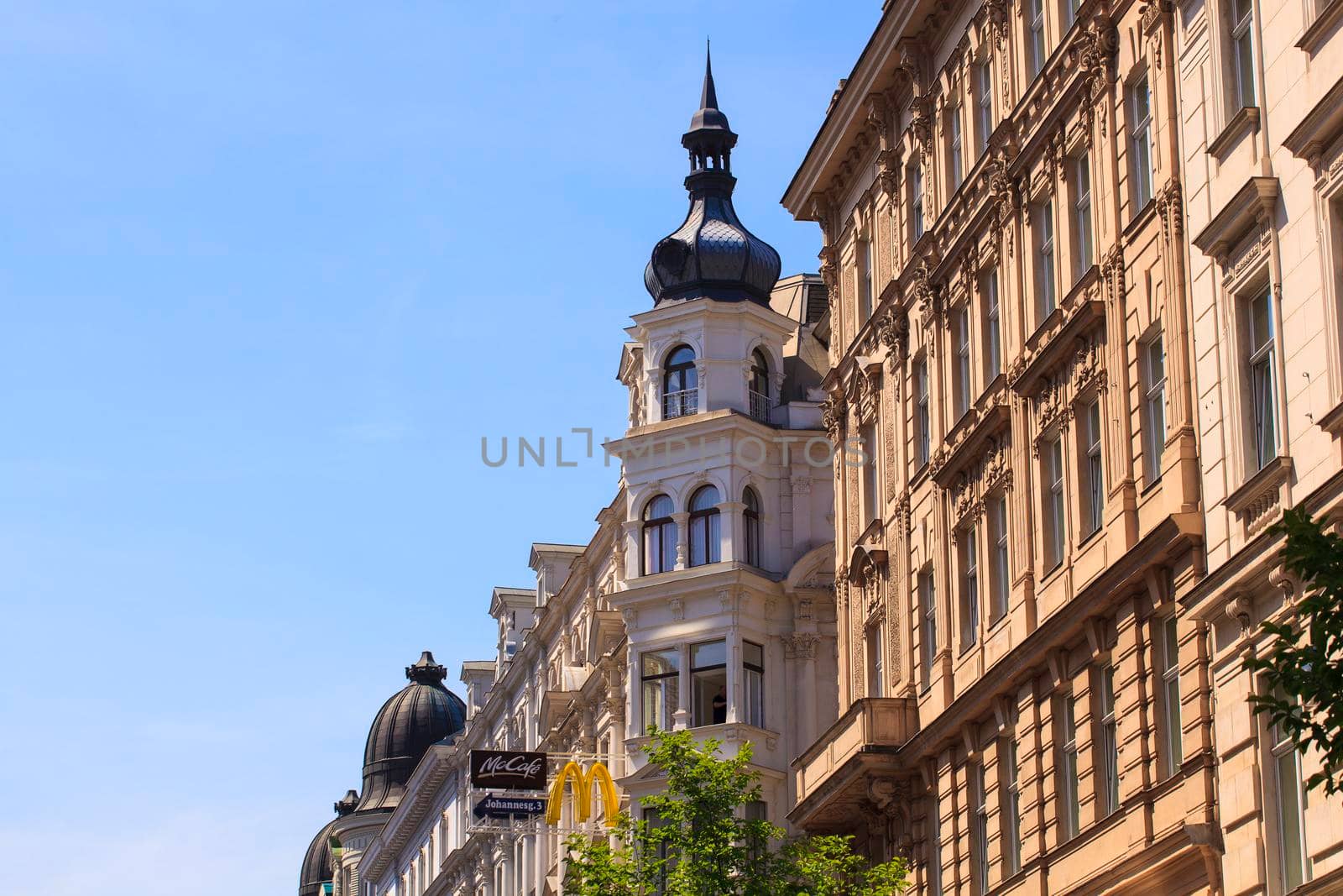 VIENNA, AUSTRIA - MAY, 22: View of the typical buildings of Vienna on May 22, 2018
