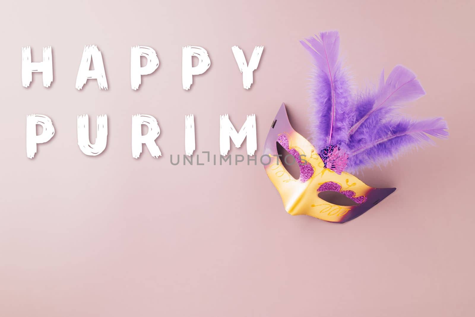 Happy Purim carnival concept by Sorapop