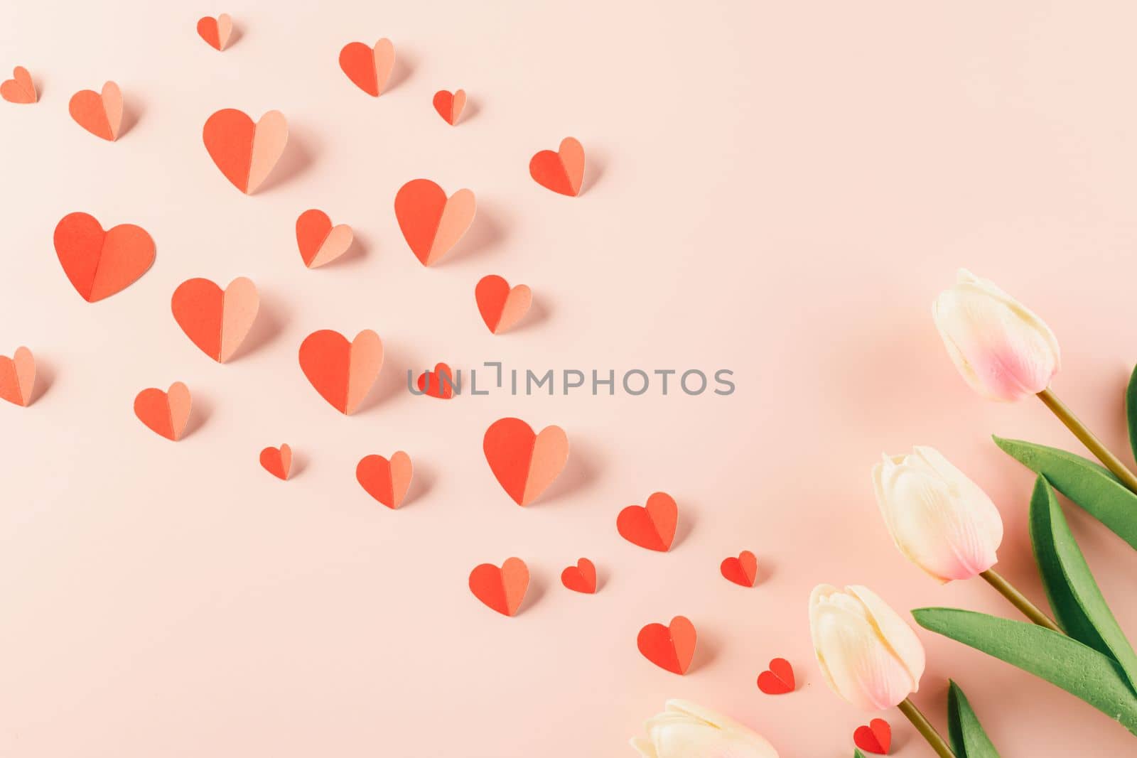 Happy Valentines Day background by Sorapop