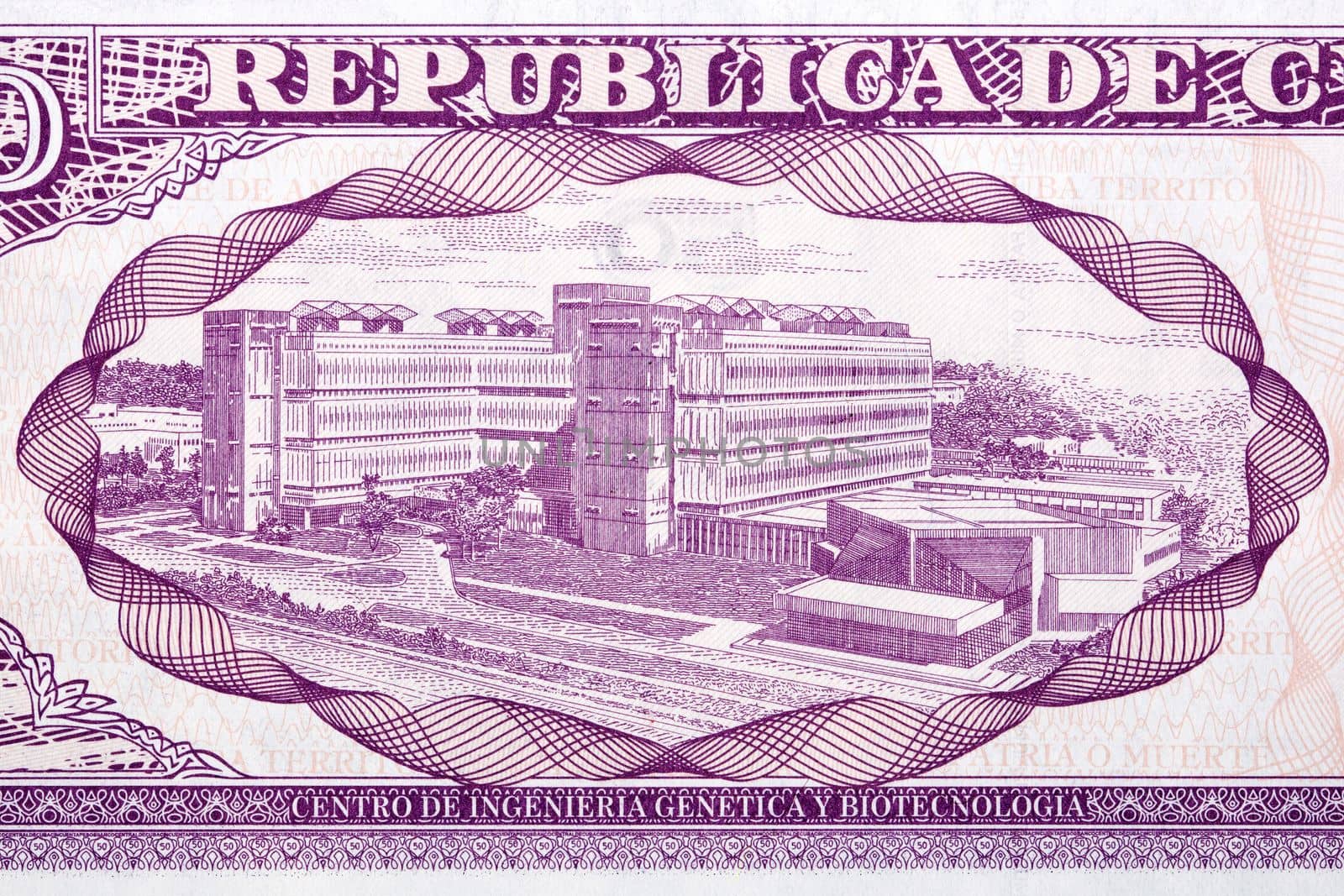 Center of Genetic Engineering and Biotechnology from Cuban money - Pesos