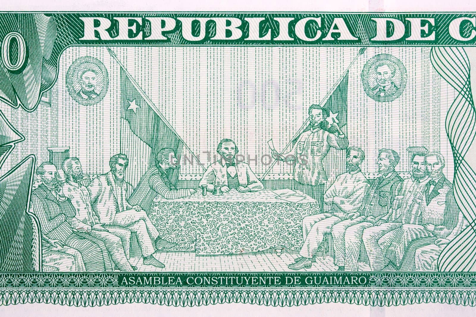 The Constituent Assembly Guaimaro from Cuban money by johan10