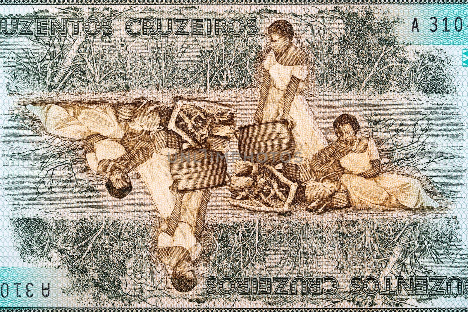 Abolition of slavery from old Brazilian money by johan10