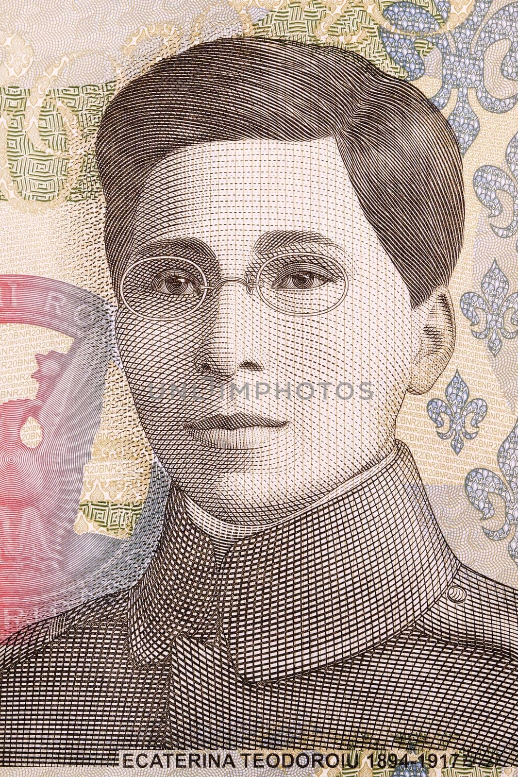 Ecaterina Teodoroiu a portrait from Romanian money by johan10