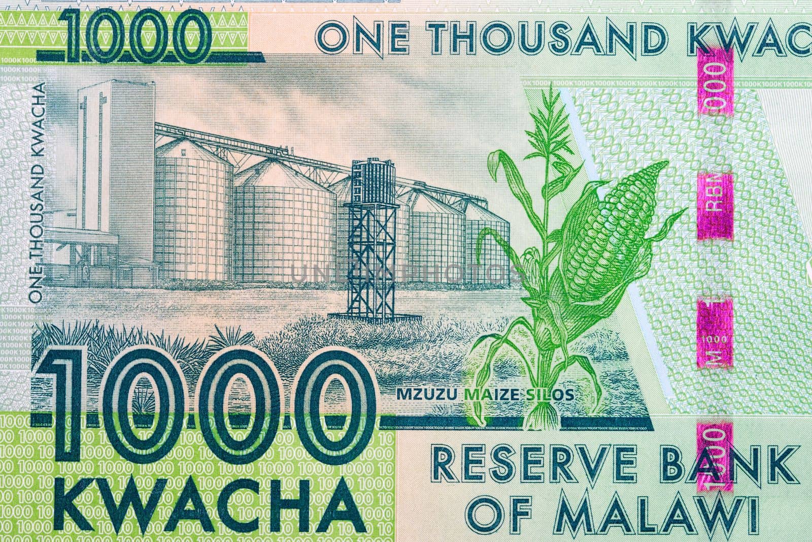 Mzuzu maize silos from Malawian money -  kwacha