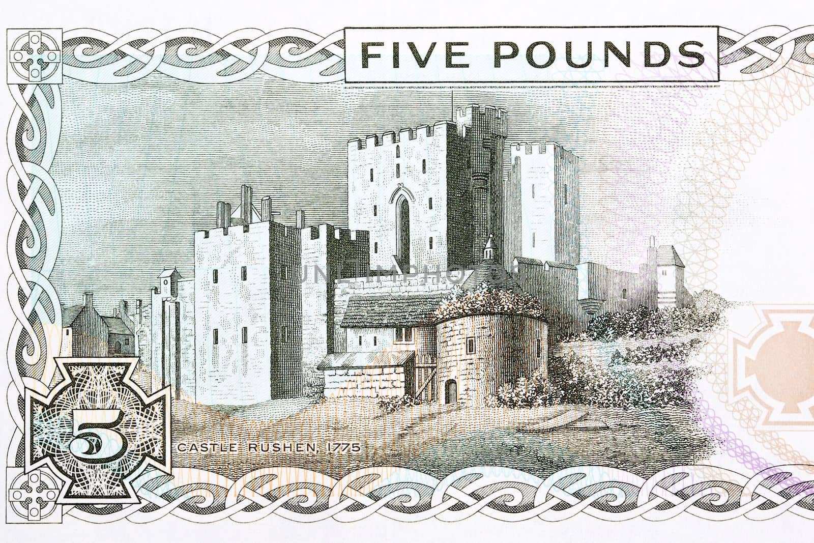 Castle Rushen from Isle of Man money by johan10