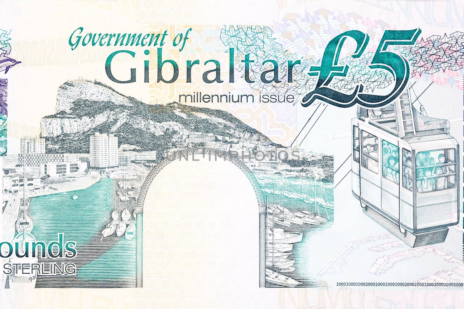 Harbour view of Gibraltar from money by johan10