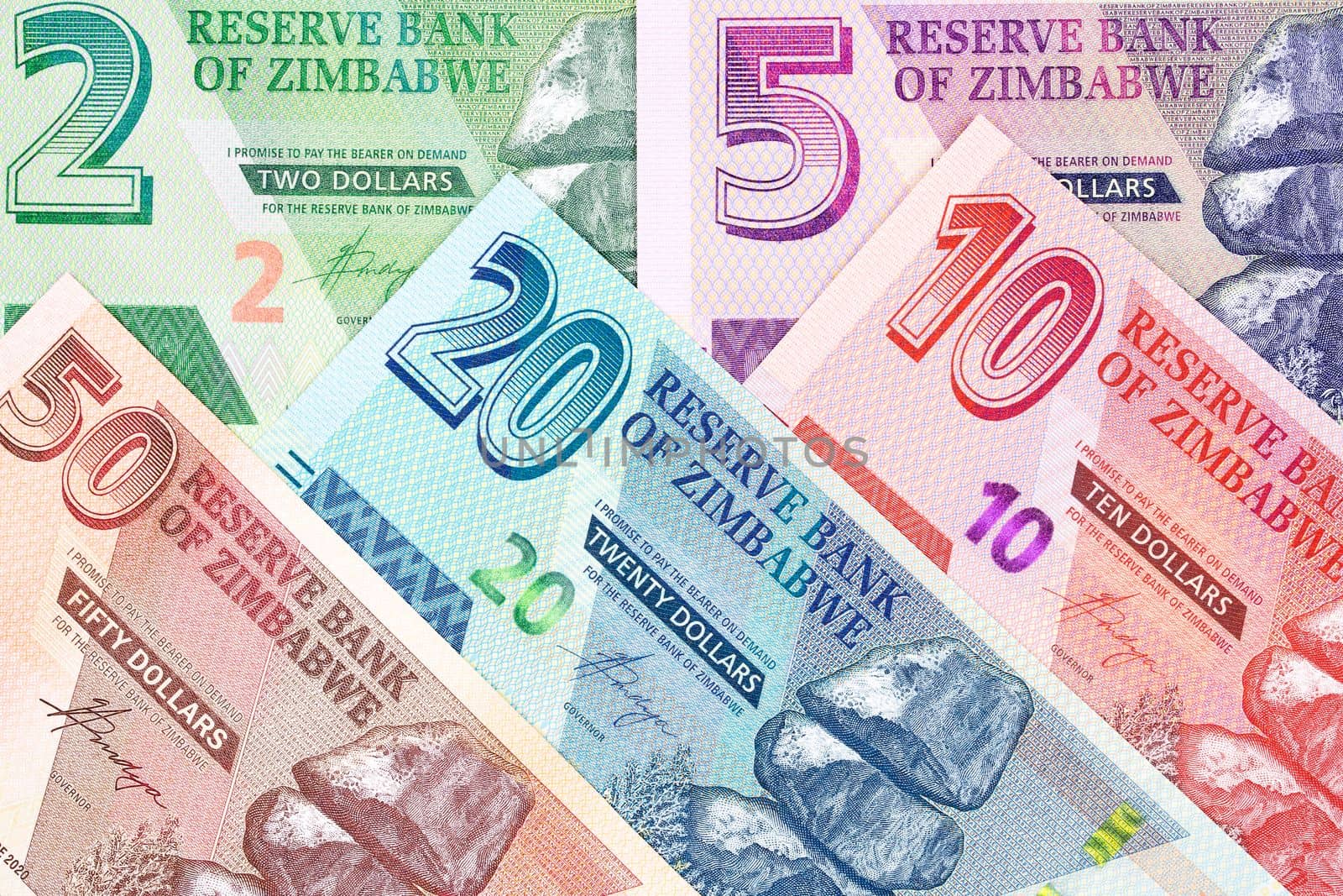 New serie of Zimbabwean banknotes - dollars