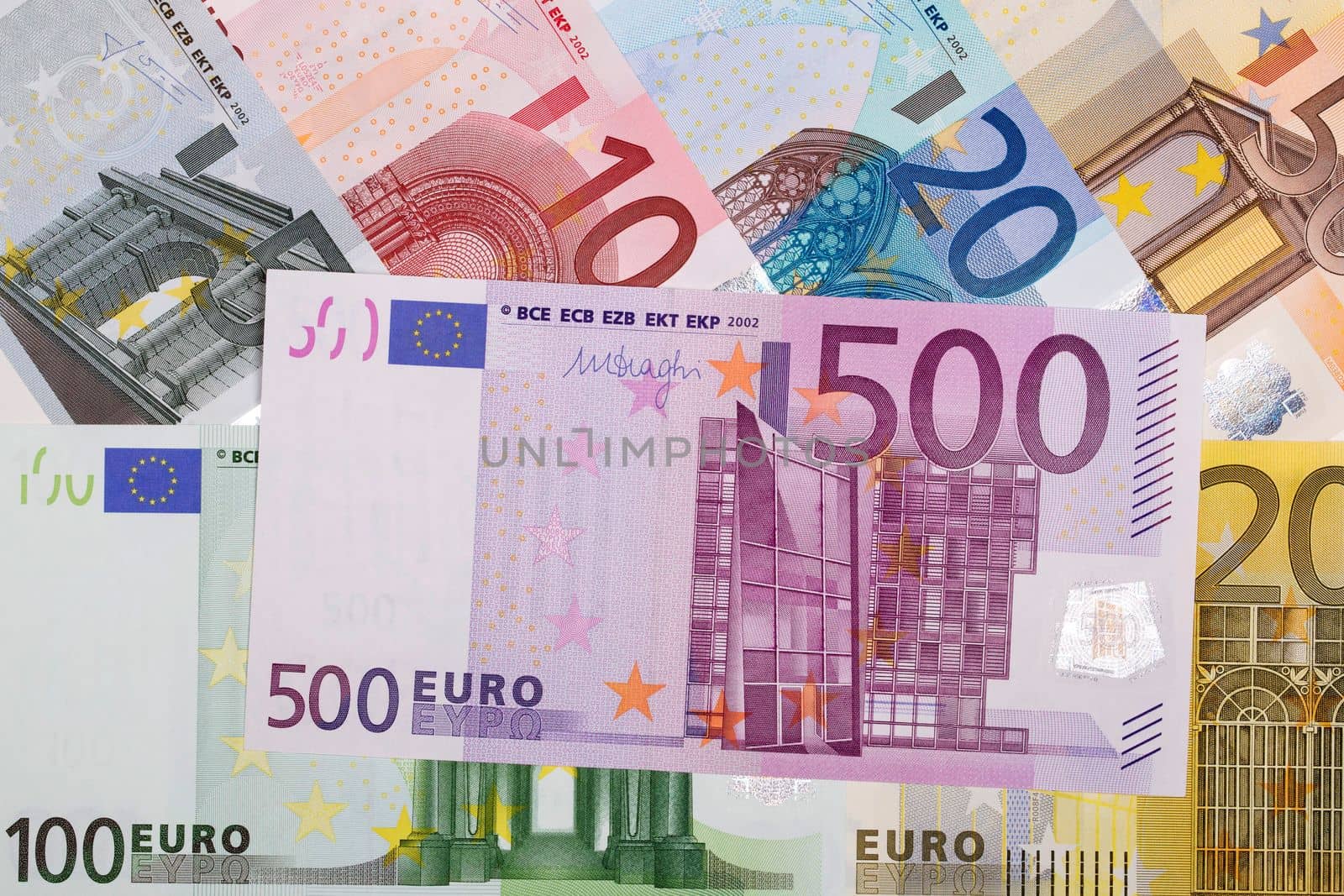 European money - Euro a business background