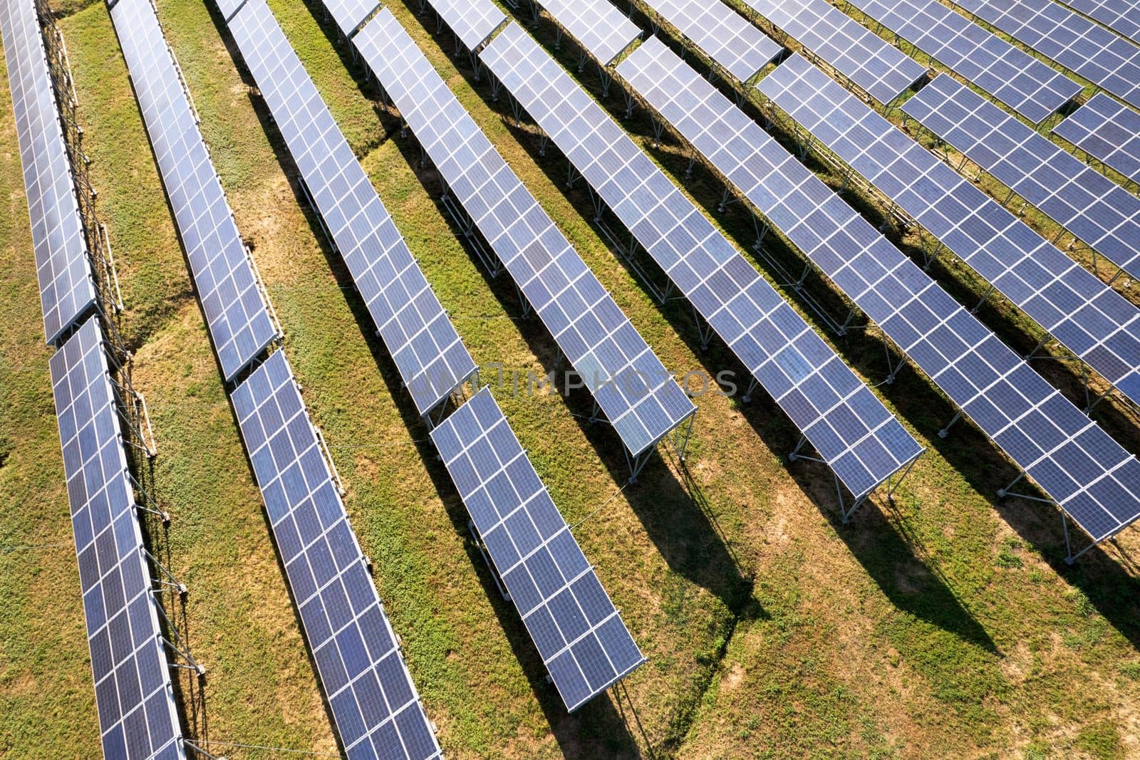 Aerial photographic documentation of a solar panel plant  by fotografiche.eu