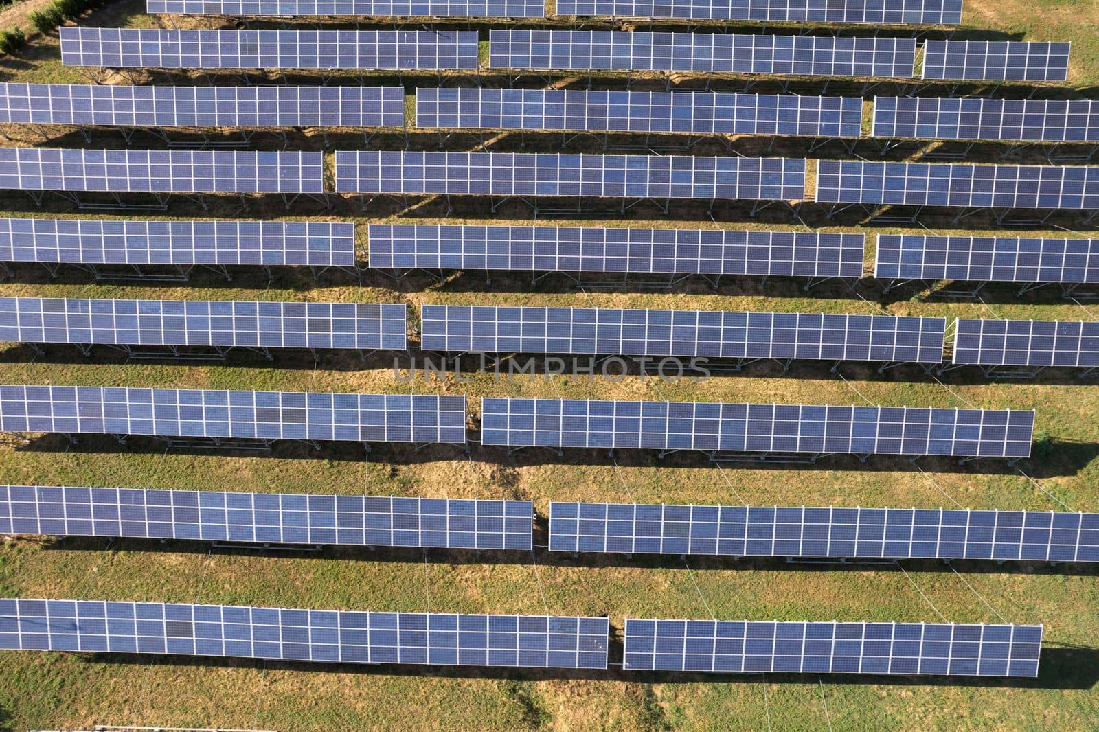 Aerial photographic documentation of a solar panel plant  by fotografiche.eu