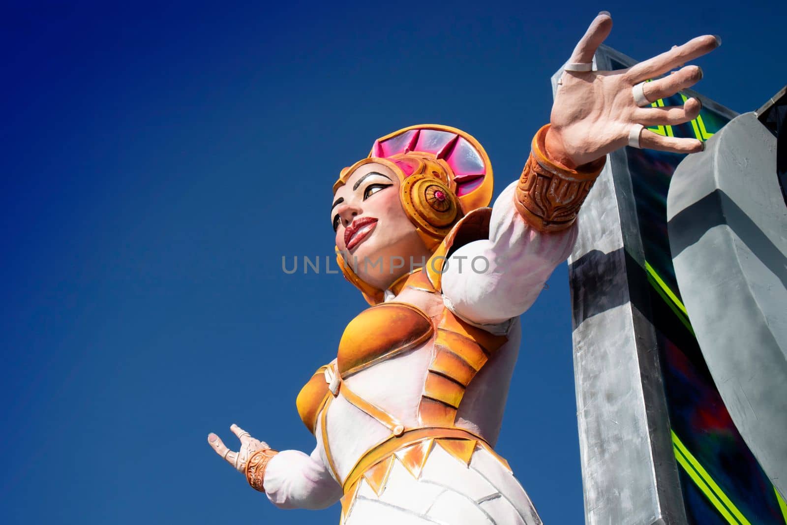 Photographic documentation of the papier-mâché masks of the Viareggio Carnival 