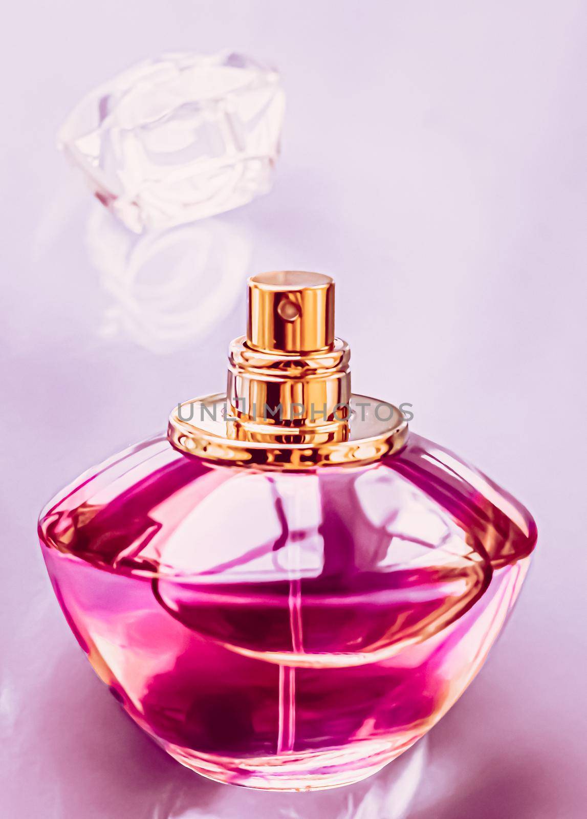 Womens perfume, pink cologne bottle as vintage fragrance, eau de parfum as holiday gift, luxury perfumery brand present.