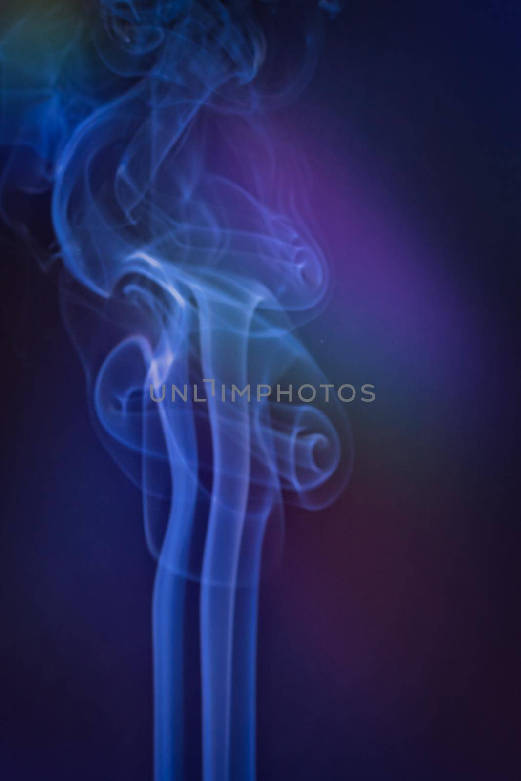 Smoky clouds on blue and black background by Bullysoft