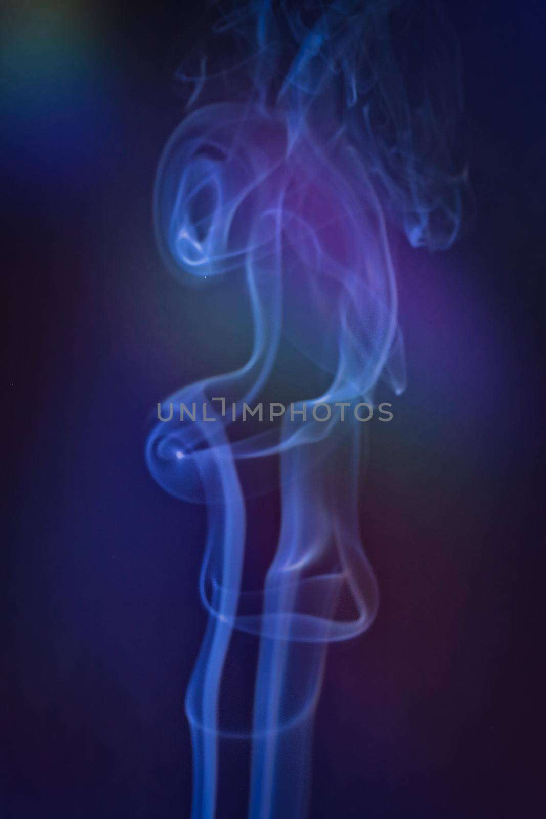 Smoky clouds on blue and black background by Bullysoft