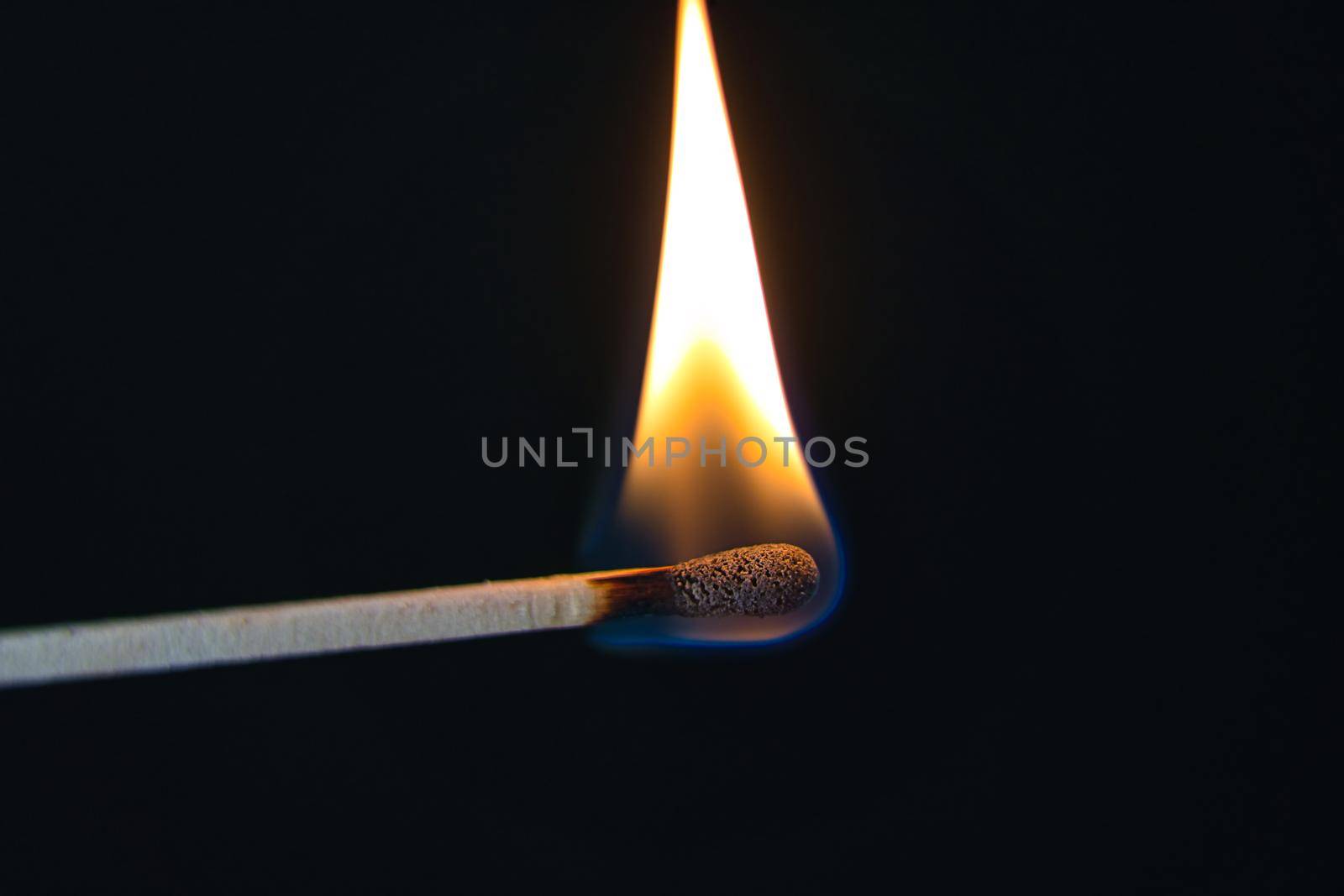 match is burning hot on black by Bullysoft