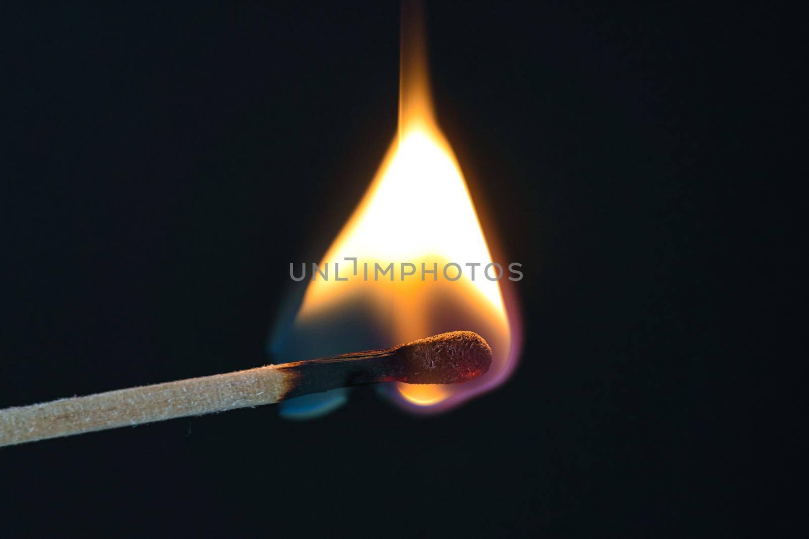 match is burning hot on black by Bullysoft