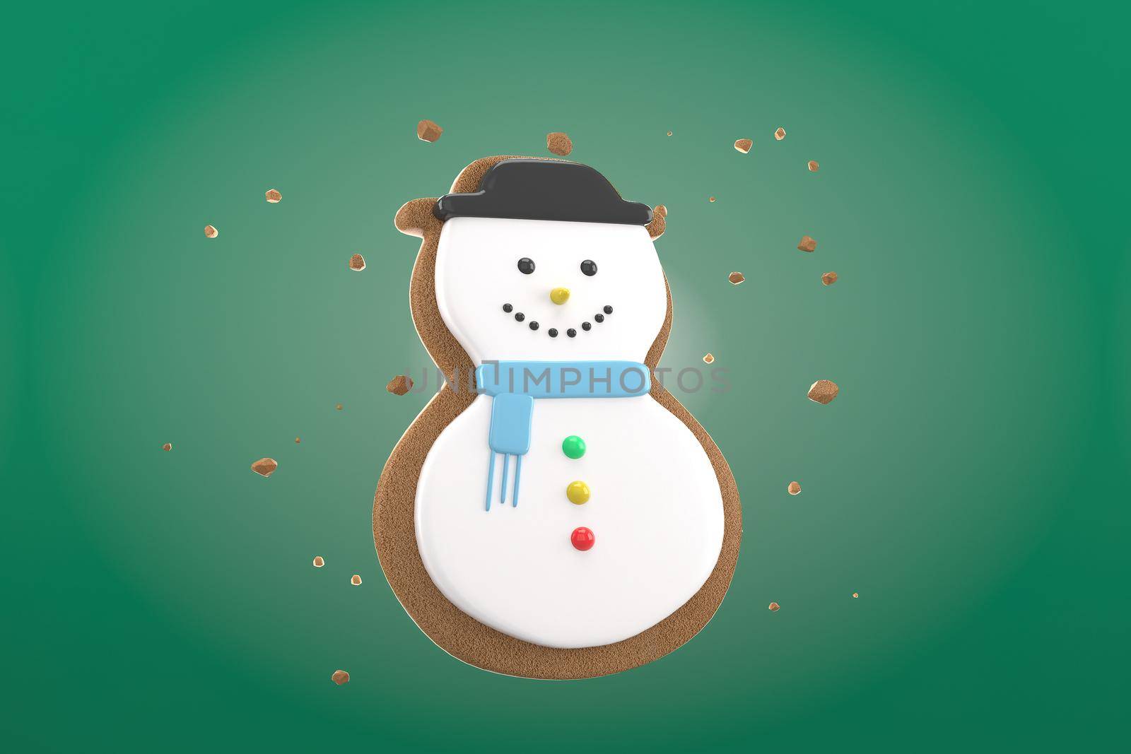 3d illustration for new year holidays and Christmas