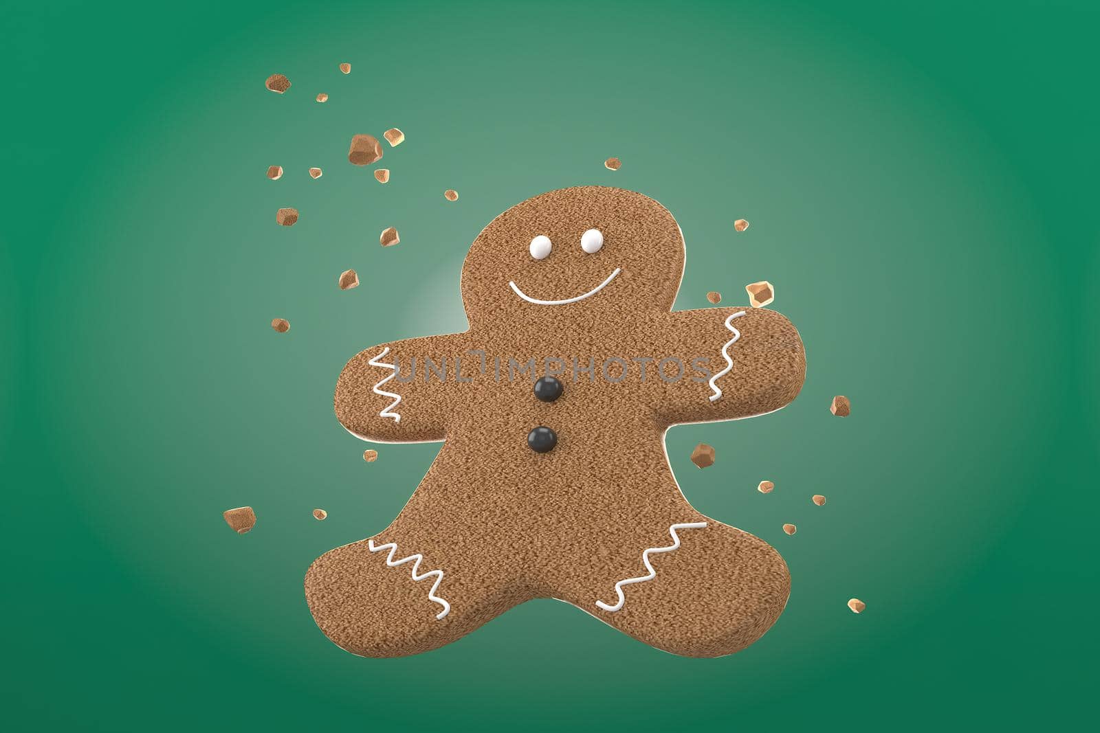 3d illustration for new year holidays and Christmas