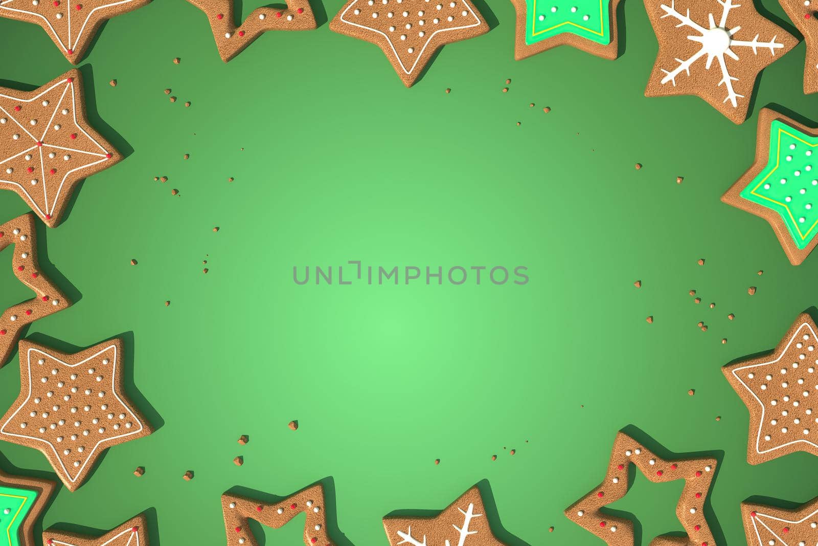 3d illustration for new year holidays and Christmas