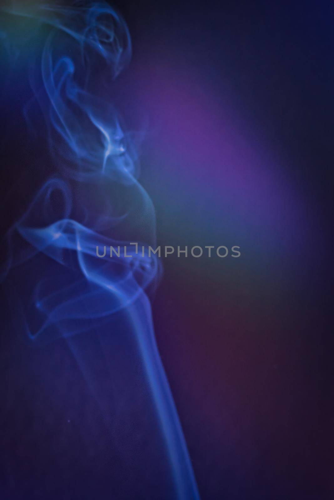 Smoky clouds on blue and black background by Bullysoft