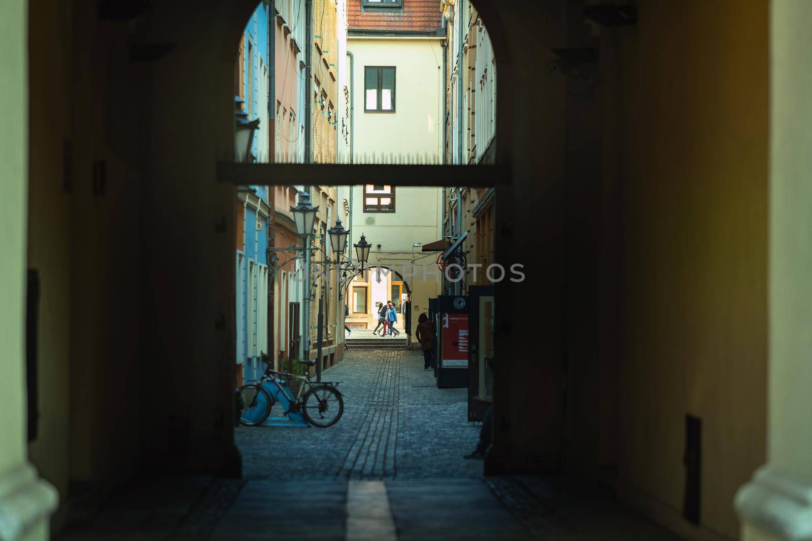 WROCLAW, POLAND-April 8, 2019: View of the Market Square in the Old Town of Wroclaw. Wroclaw is the historical capital of Lower Silesia.