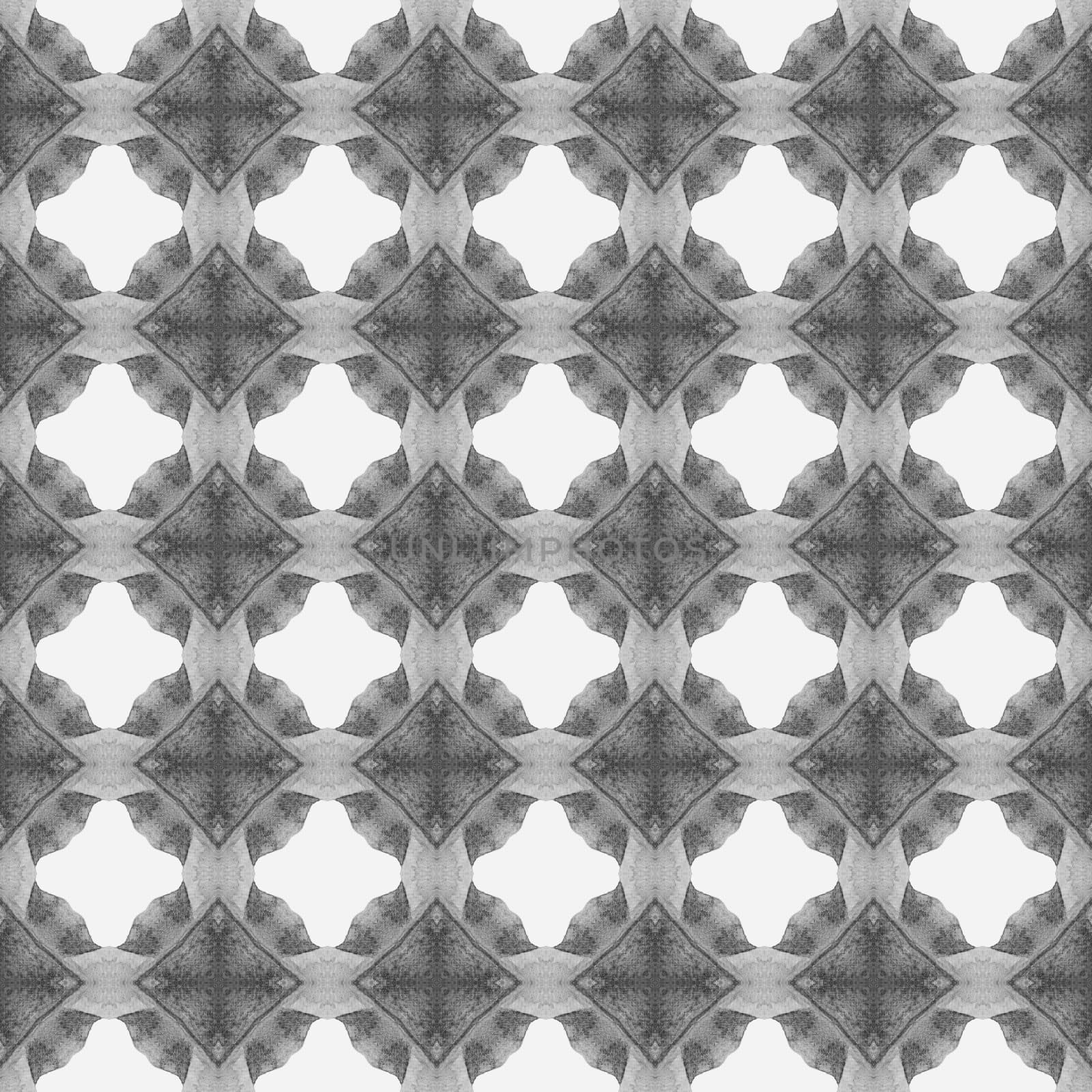 Summer exotic seamless border. Black and white exotic boho chic summer design. Exotic seamless pattern. Textile ready ideal print, swimwear fabric, wallpaper, wrapping.