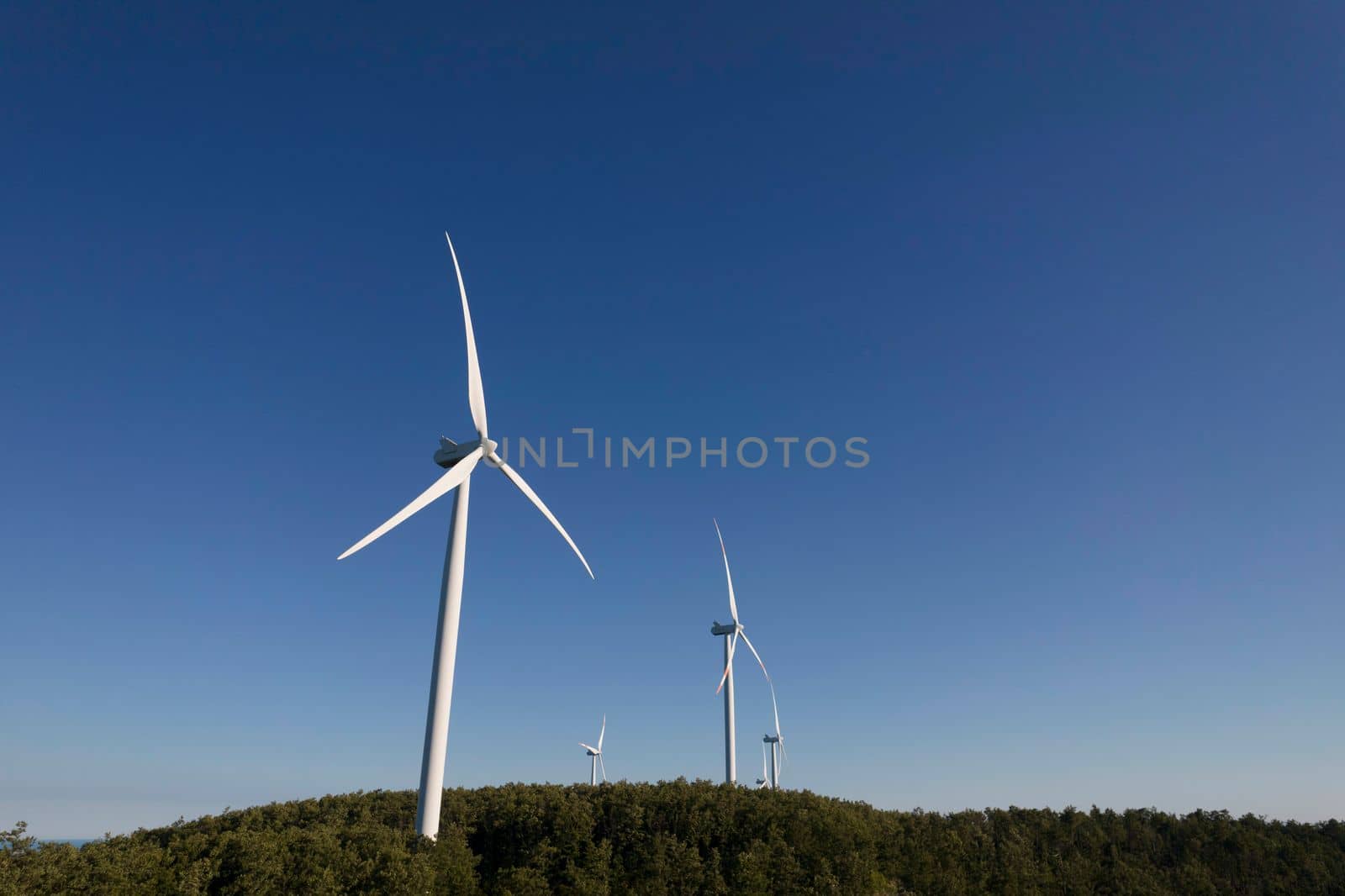 Photographic documentation of an electric generator plant based on wind 