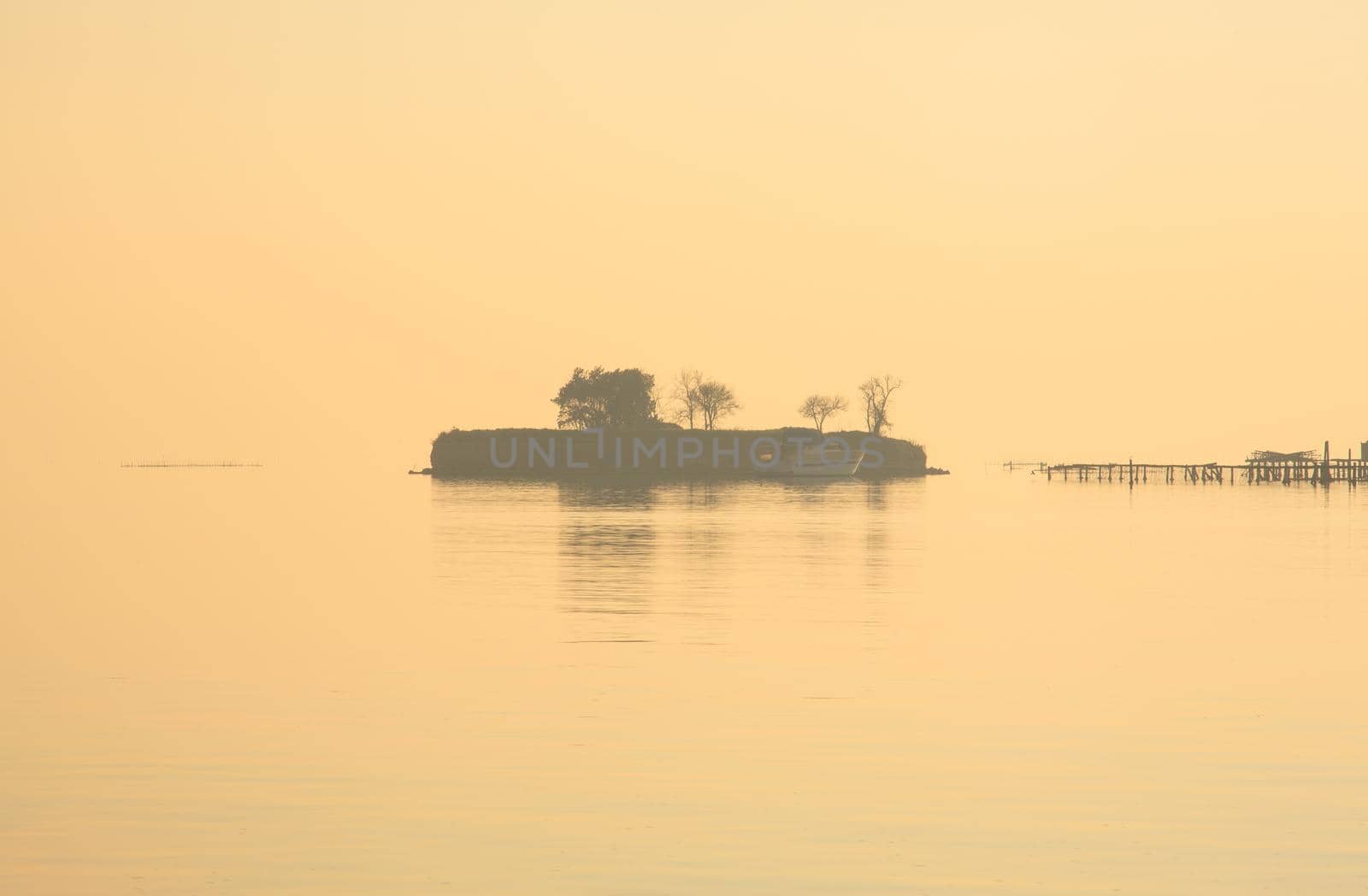 View of Little island, Italy