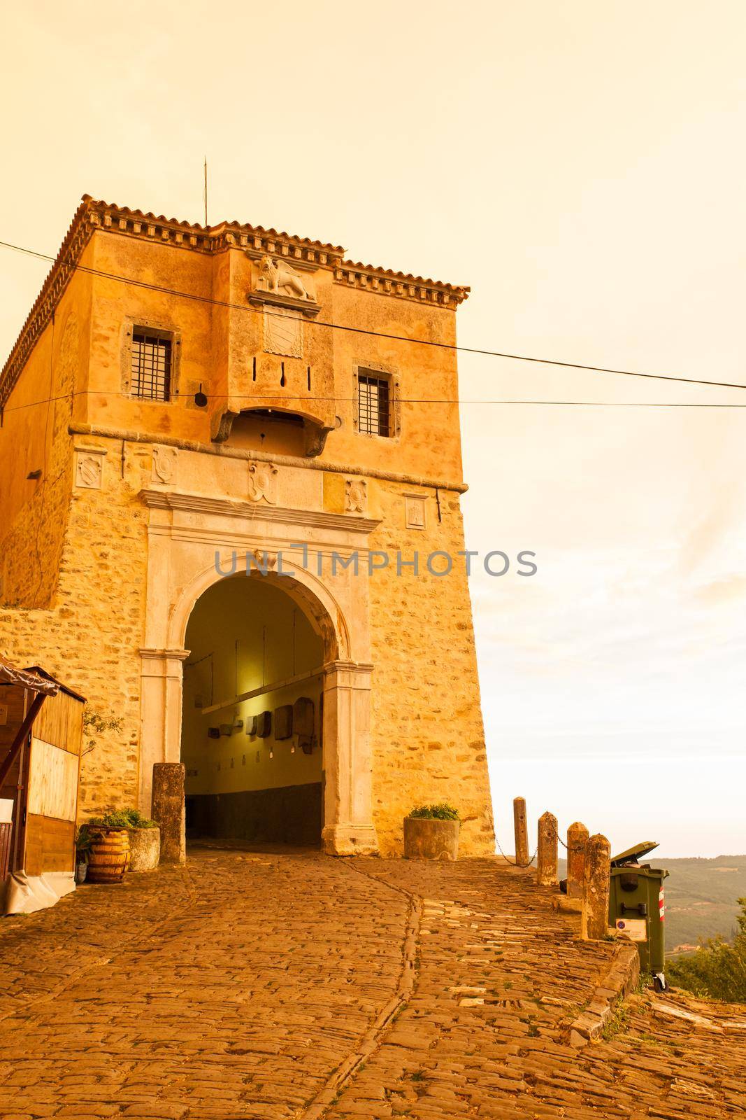 Motovun town gate by bepsimage
