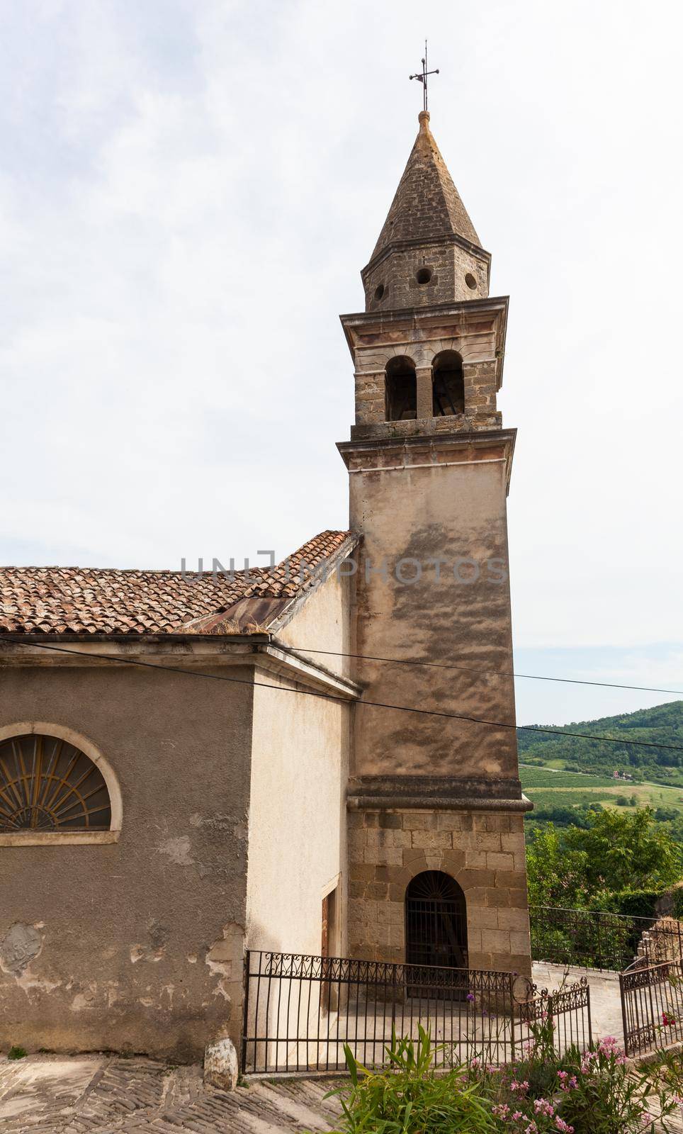 View of the Church of St.John the Baptist and Blessed Virgin Mary of the Gate, Motovun