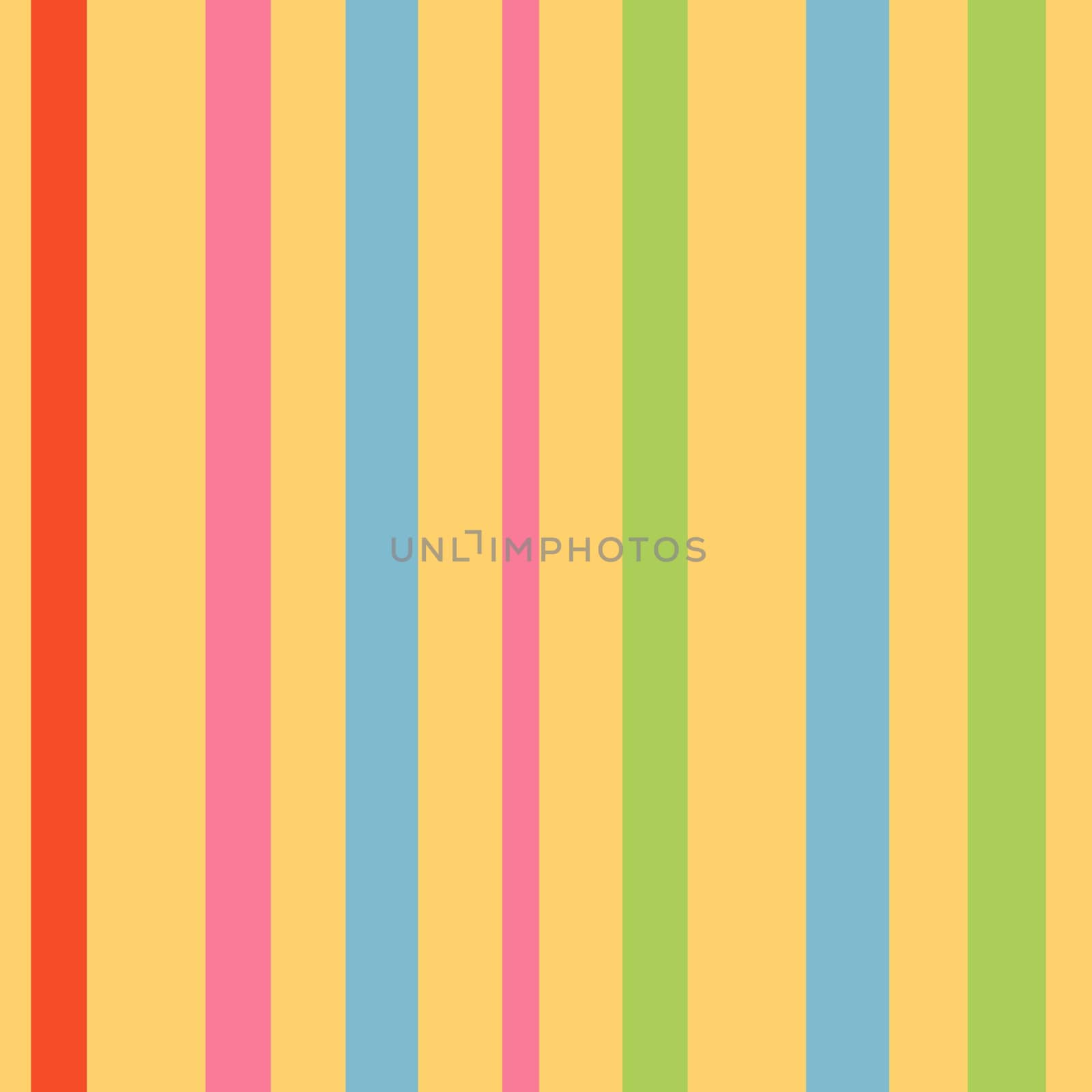 Hand drawn seamless pattern of bright yellow pink green stripes, summer vibrant striped background, modern trendy contemporary fabric print, saturated energetic colors, rainbow design dopamin