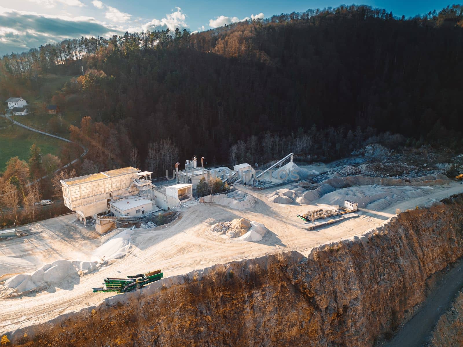Open pit quarry, a small quarry somewhere in Europe by VisualProductions